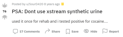 Xstream Synthetic Urine Review 3
